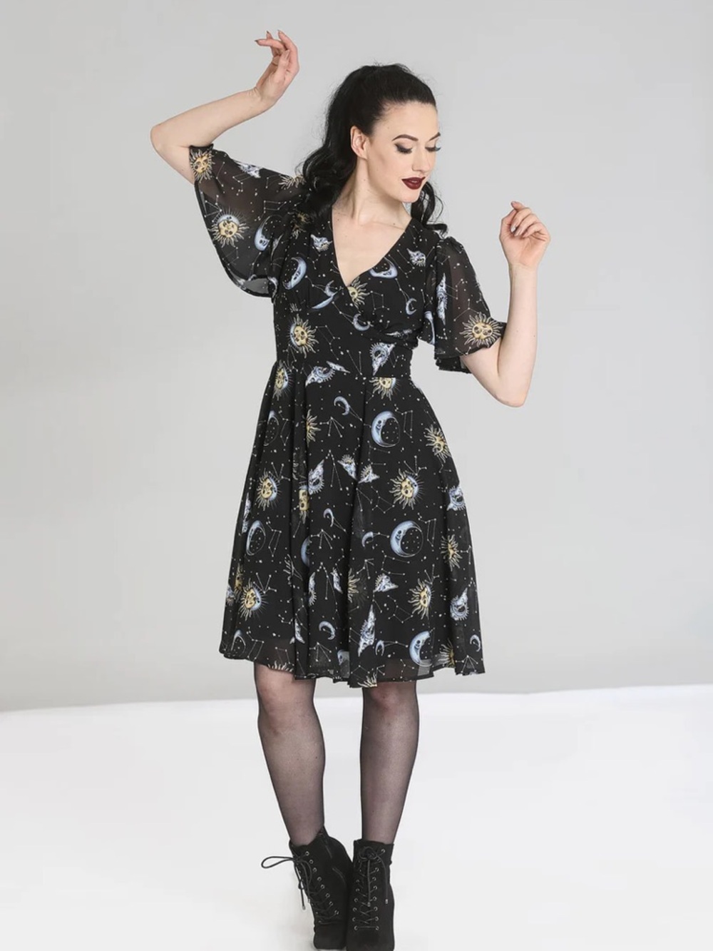 Hell bunny Solaris Wrap Dress